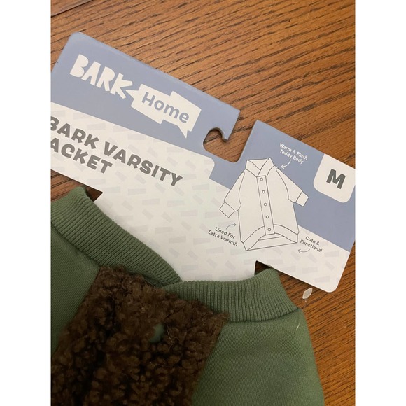 NWT Bark Home Bark Varsity Jack For Dogs Size M - Picture 3 of 12